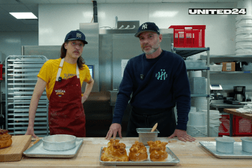 Liev Schreiber and Eugene Hütz Bake Easter Bread Using Flour From Ukrainian Demined Fields for Charity Raffle