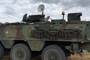 A Zvook passive acoustic early-warning sensor mounted on a military vehicle during the BATT26 exercises in Latvia. (Source: Zvook/LinkedIn) A Zvook passive acoustic early-warning sensor mounted on a military vehicle during the BATT26 exercises in Latvia. (Source: Zvook/LinkedIn)