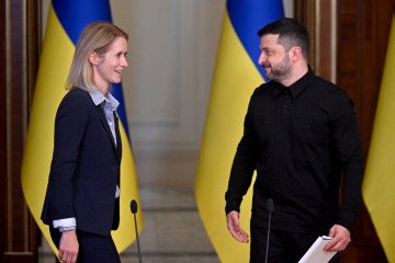 Ukraine's President Volodymyr Zelenskyy and High Representative of the European Union for Foreign Affairs and Security Policy Kaja Kallas in Kyiv on October 13, 2025. Ukraine's President Volodymyr Zelenskyy and High Representative of the European Union for Foreign Affairs and Security Policy Kaja Kallas in Kyiv on October 13, 2025.