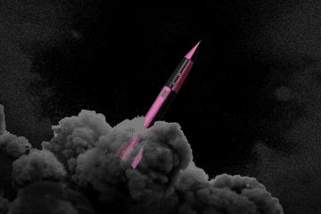 Concept render of Fire Point’s FP-7.X missile, developed as the basis for the future FREYJA anti-ballistic interceptor. (Source: Oleksandr Manucians / UNITED24 Media)