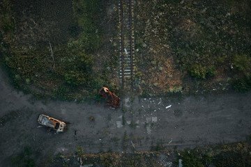 Russian Forces Deploy Drone-Dropped Mines in Bid to Isolate Chasiv Yar Fields and infantry positions near the city on July 24, 2025 in Chasiv Yar, Donetsk region, Ukraine. Illustrative photo. (Source: Getty Images)