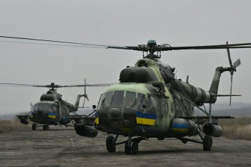 Ukrainian Mi-8 Gunships Now Pack US M134 Miniguns to Take Down Russian Shahed Drones