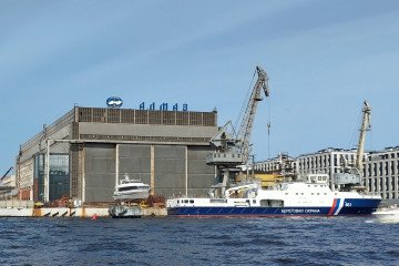 Shipbuilding company “Almaz.” (Source: Dossier Center)