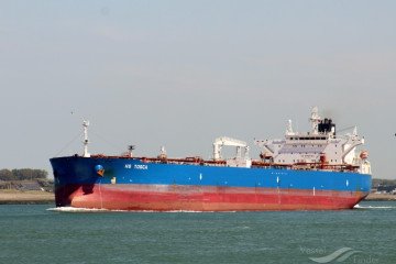 France Lifts Detention of Suspected Russian Grinch Shadow Fleet Tanker After Fine The oil tanker Grinch underway at sea. Illustrative photo. (Source: VesselFinder)