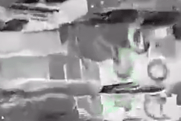 Ukrainian drone slams into Russian Pantsir-S1 air defense system, April 17, 2026. (Source: Brovdi.Art/Facebook)