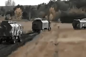 Ukrainian Border Guards Destroy $600,000 Russian R-416G-MS Communication Station in Luhansk Ukrainian border guards from the “Phoenix" unit destroyed the R-416G-M, a mobile radio relay communication station in the Luhansk region. (Source: State Border Guard Service)