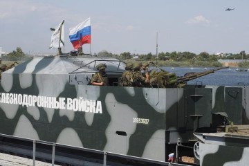 Russian armored train. (Photo: open source) Russian armored train. (Photo: open source)