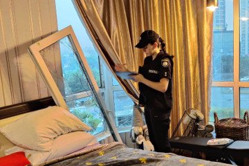 Kyiv Apartment Block Rocked by Russian Drone Attack—Eight Injured, Including Three-Year-Old-Girl