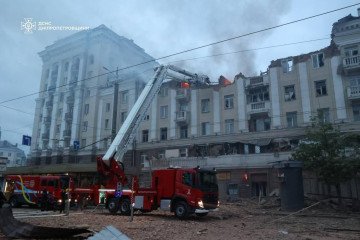 Russian Missile Attack on Dnipropetrovsk Region Kills 7, Injures 31 Russian Missile Attack on Dnipropetrovsk Region Kills 7, Injures 31