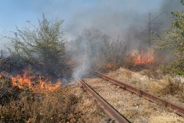 El grupo de resistencia ATESH ataca una línea ferroviaria militar rusa cerca del frente de Sumy