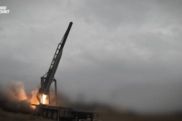 Launch of the FP-7 ballistic missile developed by Ukrainian company Fire Point during a publicly demonstrated test. (Source: Fire Point)