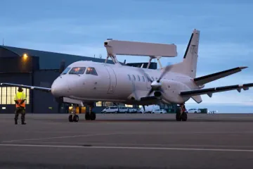 Swedish ASC 890 airborne early warning aircraft. (Source: NATO Allied Air Command)