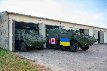 Canada Delivers LAV 6.0 Armored Personnel Carriers to Ukraine