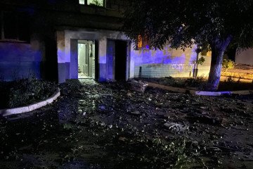 Russian Drones Strike Izmail, Odesa Region Russian Drones Strike Izmail, Odesa Region