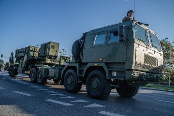 Sweden to Send Patriot Air Defense System to Poland to Guard Ukraine Aid Hub A launcher of the Polish Army Patriot air and missile defense system. (Source: Getty Images)