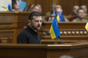 Ukrainian President Volodymyr Zelenskyy Presents Ukraine’s Resilience Plan in Parliament Ukrainian President Volodymyr Zelenskyy Presents Ukraine’s Resilience Plan in Parliament