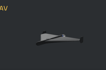 3D model of Russia’s new Geran-4 jet-powered strike drone released by Ukraine’s Defense Intelligence Directorate (HUR) on May 25, 2026. (Source: HUR / War&Sanctions)