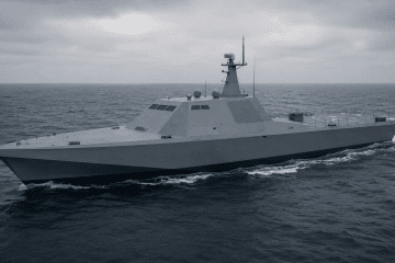 Concept rendering of a Russian uncrewed anti-submarine surface vessel based on officially disclosed specifications. (Photo: Open source) Concept rendering of a Russian uncrewed anti-submarine surface vessel based on officially disclosed specifications. (Photo: Open source)