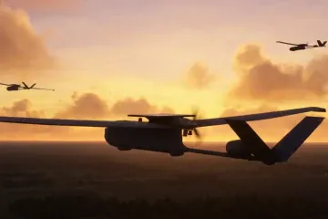 Ukrainian Dovbush T40 unmanned aerial system. (Source: Ukraine’s Ministry of Defense)