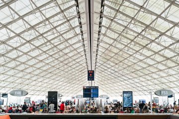 Terminal 2 at Roissy Charles de Gaulle airport, France. (Source: Getty Images)
