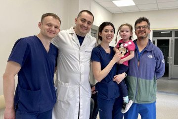 Ukrainian Surgeons Perform Life-Saving Brain Surgery on a 4-Year Old Girl from Northern Ireland Ukrainian Surgeons Perform Life-Saving Brain Surgery on a 4-Year Old Girl from Northern Ireland