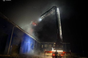 Russian Drone Attack on Kyiv Region Leaves One Dead, Causes Fire Russian Drone Attack on Kyiv Region Leaves One Dead, Causes Fire