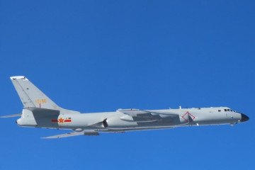 Chinese H-6 bomber. (Source: Japanese Defense Minister Shinjiro Koizumi)