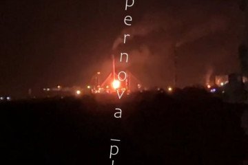 Drones attacked oil refinery in Saratov, Russian on November 3, 2025. (Source: Supernova+)