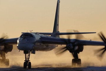 Russian Tu-95MS long-range strategic bomber. Illsutrrative photo. (Source: Getty Images) Russian Tu-95MS long-range strategic bomber. Illsutrrative photo. (Source: Getty Images)