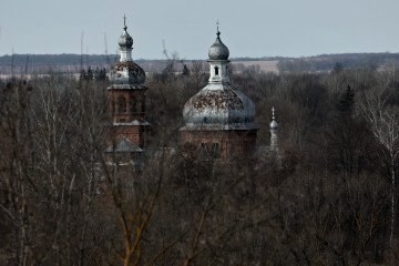 Domes of a church are seen on March 28, 2024 in Bilopillia, Sumy region, Ukraine. Illustrative photo. (Source: Getty Images)