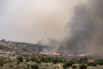 Ucrania ofrece ayuda a Israel por los incendios forestales cerca de Jerusalén