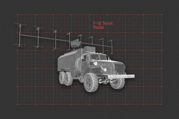 P-18 “Terek” radar station. (Source: UNITED24 Media/Oleksandr Manukians)