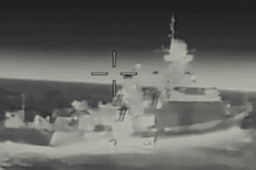 Ukraine Takes Russia’s Kalibr Corvette Out of Action in Bold Azov Sea Operation, Video