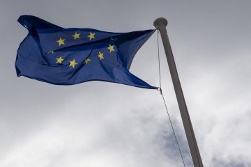 EU Open to Fast Tracking 2027 Military Support for Ukraine The European Union flag. (Source: Getty Images)
