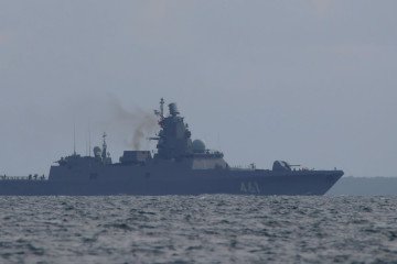 The frigate Admiral Kasatonov is leaving the Baltic Sea on August 17, 2026.