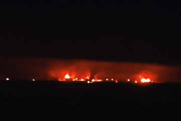 Fire at Russia’s Slavyansk-EKO oil refinery following a Ukrainian strike on September 13, 2026. (Source: HUR) Fire at Russia’s Slavyansk-EKO oil refinery following a Ukrainian strike on September 13, 2026. (Source: HUR)