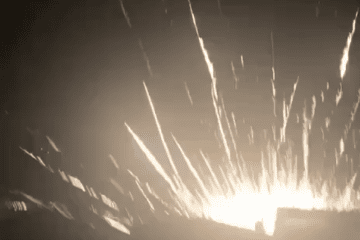 Missile Hit Residential Buildings in Southern Russia Amid Chaotic Air Defense Fire, Video