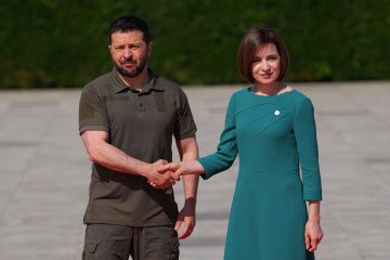 Moldovan President Maia Sandu Travels to Kyiv to Meet President Zelenskyy Moldovan President Maia Sandu Travels to Kyiv to Meet President Zelenskyy