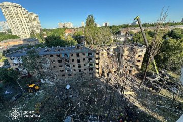 Russia Strikes Kyiv With 368 Missiles and Drones, Killing At Least 9 People, Injuring Dozens