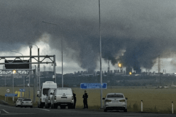 Ukrainian strike on the Orenburg Gas Processing Plant. (Source: Ukrainian Ministry of Defense)