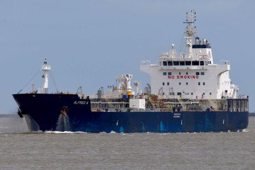 The oil tanker Myra, formerly known as Alfred N, pictured at sea. (Photo: Open source)