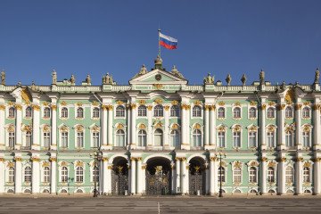 The Winter Palace, Hermitage Museum, from Palace Square, St Petersburg, Russia. (Source: Getty Images) The Winter Palace, Hermitage Museum, from Palace Square, St Petersburg, Russia. (Source: Getty Images)