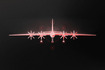 Illustration of a Russian Tu-95MS strategic bomber. (Source: Oleksandr Manukians/UNITED24 Media)