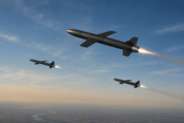 Illustration of Russian jet-powered Geran attack drones in flight. (Illustration: UNITED24 Media) Illustration of Russian jet-powered Geran attack drones in flight. (Illustration: UNITED24 Media)