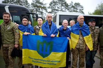 Ukraine Secures Return of 205 Soldiers in First Phase of Major 1,000-for-1,000 Prisoner Swap With Russia Ukraine returned of 205 Ukrainian service members on May 15, 2026. (Source: Office of the President of Ukraine)