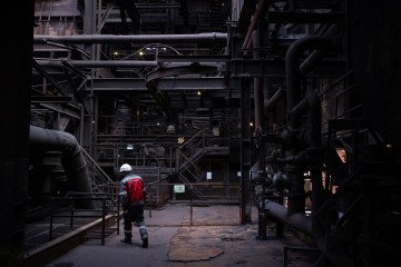 An employee walks at an iron ore processing plant operated by the Metinvest Group in Kryvyi Rih, on April 14, 2026, amid the Russian invasion of Ukraine. (Source: Getty Images) An employee walks at an iron ore processing plant operated by the Metinvest Group in Kryvyi Rih, on April 14, 2026, amid the Russian invasion of Ukraine. (Source: Getty Images)