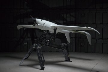 Ukrainian Raybird reconnaissance drone, upgraded with a system to detect Russian interceptor drones. (Source: Skyeton)