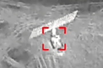 A Ukrainian drone targets a Russian Nebo-M radar system. (Source: Ukraine’s “Achilles” brigade of the Unmanned Systems Forces)