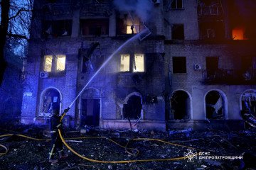 The aftermath of Russian attack on Dnipropetrovsk region on May 18, 2026. (Source: Dnipropetrovsk Regional Military Administration)