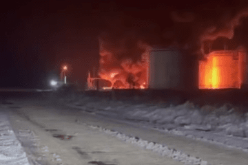 Drone Strike Targets Key Russian Oil Depot in Krasnodar, Igniting Multiple Fuel Tanks